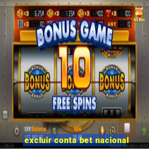 excluir conta bet nacional